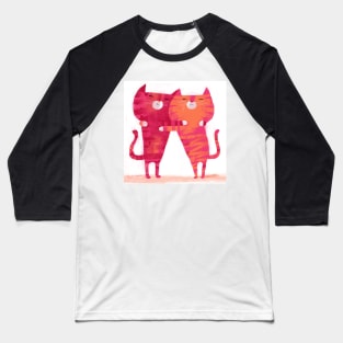 Cat Cuddle Baseball T-Shirt